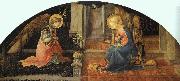 Fra Filippo Lippi Annunciation  ff Spain oil painting artist